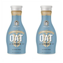 Califia Farms 캘리피아 팜스 오트 밀크 1.4L 2개 Oat Milk Original Sugar Free
