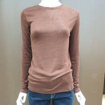 [시에로] 루즈핏 긴팔롱기장 울소재티셔츠 SG1TSF352BR