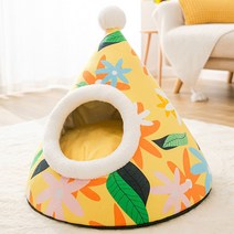BAJIU 반려동물 강아지 집 방석 하우스 애견 숨숨집 반려견 세트 따뜻하고 포근한, 제품 4