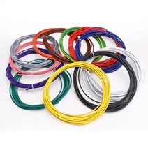 UL 1015 유연한 연선 PVC 와이어 및 케이블 주석 도금 구리 18AWG 20AWG 22AWG 24AWG 고온 105 ° 전압 60, 03 Green_01 1 Meter_01 14 AWG