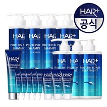 헤어플러스 단백질 본드 샴푸 1L 4개+50ml 3개+트리트먼트 700ml 3개+앰플 145ml+15ml 5개