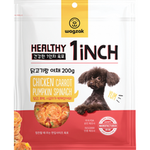 와그작 건강한 1인치 육포 닭고기랑 야채 200g + 하루간식 닭고기랑 과일야채 2개입, 1개
