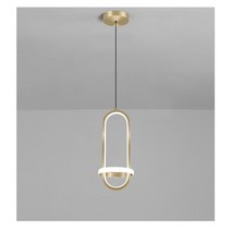 스칸디나비아 led 펜던트 조명 테이블 식당 주방 램프 고정 장치 홈 장식 실내 조명 샹들리에, 황금, 1.5m 와이어, 따뜻한 화이트