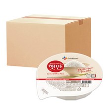 햇반백미 36개 1박스, CJ 햇반 210g 36개 1박스