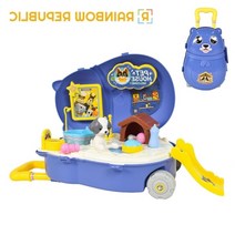 유치원역할놀이 강아지돌보기 펫하우스캐리어 장난감 다자녀 여아동 상황극