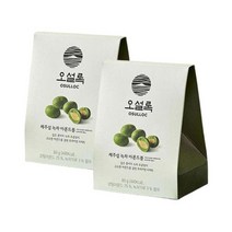 오설록 제주섬 녹차아몬드볼 80g 2개