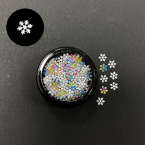 칼라 눈꽃 글리터, 단품, 단품