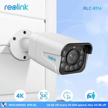 스마트 보안 카메라 광학 줌 양방향 오디오 스포트라이트 방수 캠 인간자동차 감지, RLC-811A(2 Pack)_CHINA