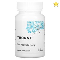 쏜리서치 아연 피콜리네이트 15mg 60캡슐 1개, 기본