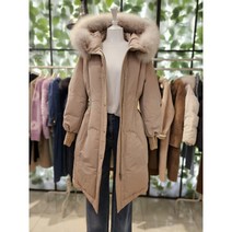 [듀엘] DEWE 여성스런 소매 니트 구스 다운 d234psg814 NC일산