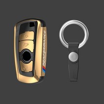 BMW 키케이스 키홀더신제품 ABS 도금 자동차 키 케이스 커버 Bmw F20 F30 G20 f31 F34 F10 G30 F11 X3 F25, 05 gold keyring