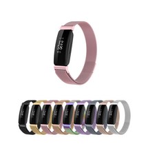 제이꼼 핏빗 인스파이어 inspire hr 밀레니즈 루프 시계줄, 핏빗인스파이어2 S사이즈, 블랙메탈