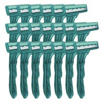 니치유 터치쓰리 일회용 3중날 면도기, 100개