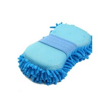 세차 유지보수 세차기 스펀지자동차 청소 브러시 ​​클리너 도구 마이크로 화이버 슈퍼 클린 자동차 윈도우 청소 스폰지 제품 천 수건 세척 장갑 자동 세탁기, 파란색