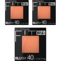 메이블린 핏 미! 블러쉬 파드 a 쥬, 040(Peach), 3개