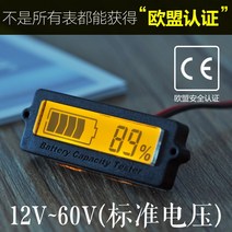 전기차 적산계 전력계 배터리 테스터 12V24V48V60V, 옐로우