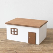 빈티지 우드 하우스 원목상자 소품정리함 수납박스 수납함 인테리어소품 약정리함 우드박스, 다락방 S개