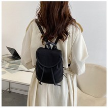 포코노 나일론 패브릭 여성 미니 백팩 블랙 가방 데일리 폴리 옥스포드천 bp-18294