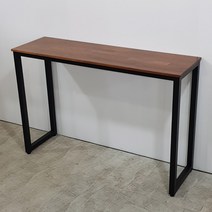 푸른숲가구 멀바우 원목 좁은테이블 홈까페 아일랜드식탁 홈바테이블, 1600x430x950