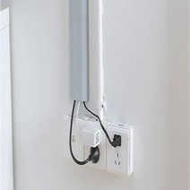 TV 컴퓨터 전기 케이블 전선 정리 쫄대 보호관 가리개, 그레이