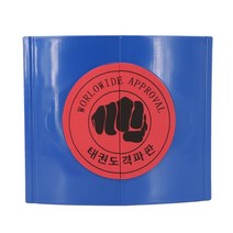 격파 송판 벽돌 용품 태권도 abs 격투 연습 브레이크 보드 플레이트 반복 사용 킥 패드 두꺼운 tkd 깨진 타일, 푸른