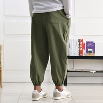 남성 와이드 벌룬 조거팬츠 허벅돼 아메카지 항아리 밴딩 통바지