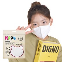 와이드핏 새부리형 KF94 100매 소형 메디케이알 컬러 황사 마스크, 소형 버니화이트(100매), 5개, 5개