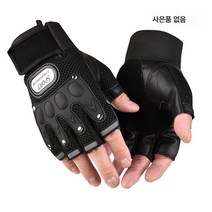 오토바이 오토바이 반지장갑 남자 라이딩 얇은 여름 미끄럼방지 산악자전거 라이더 전술장갑, 6핀블랙