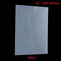 10pcs A3 A4 A5 잉크젯 및 레이저 인쇄 투명 필름 인화지 DIY PCB 용, 03 A5