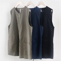 [시드마켓] 빅사이즈 옷 0336L105 포켓 집업 마 조끼 MN (7051217)