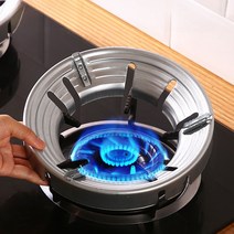 캠핑 부르스타 필수품 9홀 휴대용 가스버너 바람막이, 실버2개, 2개