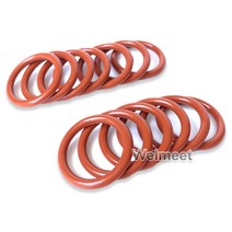 고무오링 패킹 실리콘 오링 고무링 10pcs 와이어 직경 2.4mm OD7-110mm 내유성 VMQ 실리콘 고무 씰링 링 고, 56 105mm