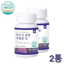 눈건강 차즈기 추출물 루테올린 차조기 자소엽 국산 알약 정 식약처 인증, 500mg x 60정 x 2개