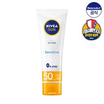 니베아 선 페이스 수딩 센서티브 크림 50ml, 단품