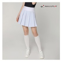 홀릭앤플레이 홀릭앤플레이 여성 엘라스틱밴드 변형플리츠 컴포터블핏 큐롯_..HD2WCU004-SK