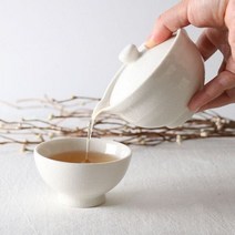 제이큐 백자 다기세트 1인