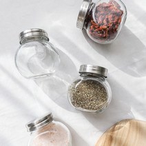 시노글라스 스텐레스 뚜껑 양념병 12타입, 5.회전 스텐레스 뚜껑 양념병 6p＋거치대