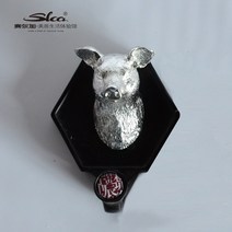 조각상 조형물 정원꾸미기 장식품 인테리어 그림, 돼지 실버