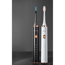 충전식 전동 칫솔 플라이코 음파 전동 칫솔모 오랄, 쿨한 블랙 스탠다드