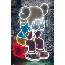 LED간판 브레이크타임 인테리어 소품 휴게실 현판 네온, A. 아이 커버 62 100 cm