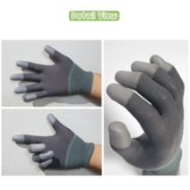 pu 코팅 반코팅장갑 3m 안전 다목적 니트릴 나이텍스 천하무적 장갑 등산용 비디추천, A.pu팜 코팅장갑M, 1개