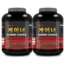 [달라코르테1그룹] 엔바디 1+1 게이너 단백질보충제 아미노400 증정, 4kg, 2개
