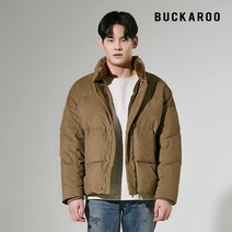 버커루 남녀공용 와플 코듀로이 숏기장 다운점퍼(B204DW040P)
