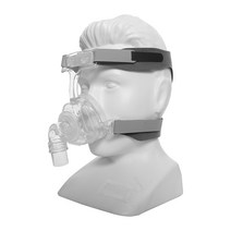 코골이방지 양압기 풀 페이스 마스크 CPAP 자동 CPAP APAP BIPAP 기계 사이즈 S/M/L CPAP 조절식 헤드 기, 2M