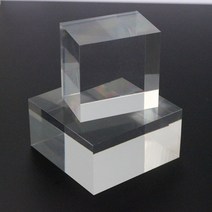레고장식장 아크릴장식장 피규어장식장 유리장식장 3x3cm 투명 아크릴 플라스틱 블록 화장품 베이스 크리, 01 3X3CM_07 20CMheight