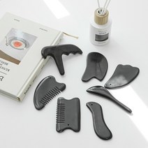 대한 폄석 괄사 얼굴 바디 경락 마사지 도구, 05_지압 괄사, 1개