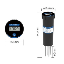토양 전기전도도 ec 측정기 디지털 온도 습도 감지기, 수분 + 전도성