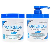 Vanicream 민감한 피부용 모이스처라이징 스킨 크림 0.5kg1파운드 8팩 USA 미국, 1 Pound (Pack of 2)