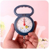 용수철저울 저울계 무게추 휴대용 포인터 후크 걸이 저울 낚시 포켓 수하물 미니 10kg 걸이형 저울, 한개옵션0