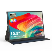 노트북보조모니터 포터블 휴대용 서브 모니터 105 인치 1280P 초경량 100 sRGB 420Cdm² 모바일 디스플레이 두 번째 화면 PC 노트북 스위치